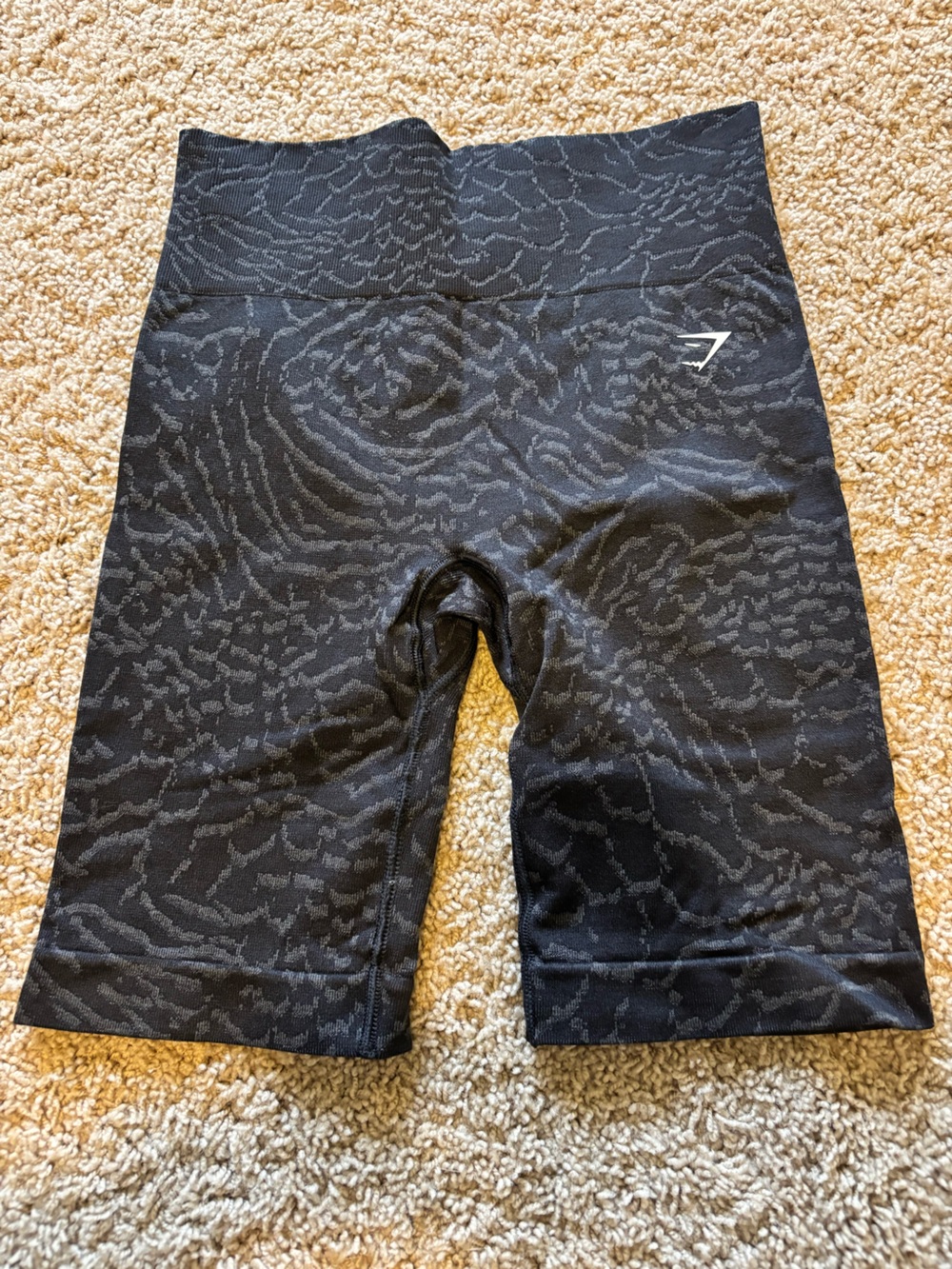 Gymshark Black Patterned Training Shorts